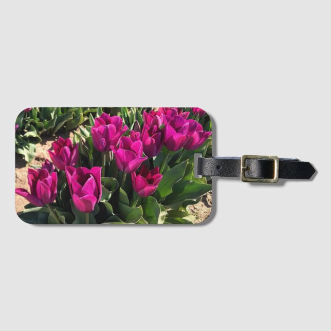Vackra Tulips Bagagebricka (Framsida horisontal)