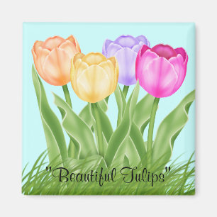 Vackra Tulips Magnet