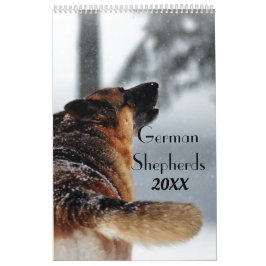 Vackra tyska Shepherd Foton Kalender