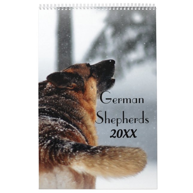 Vackra tyska Shepherd Foton Kalender (Omslag)