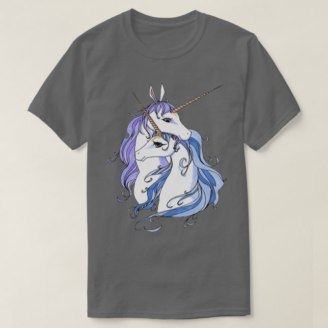 Vackra Unicorns T Shirt (Design framsida)