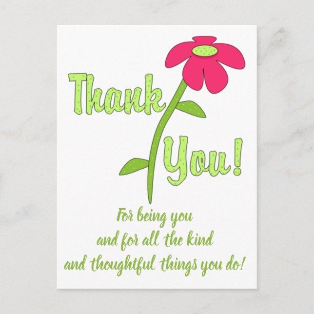 VACKRA UTTRYCK -Tack Vykort (Framsida)