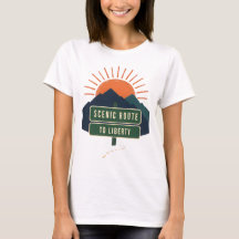 Vackra vägen till frihet Kvinnors T-shirts