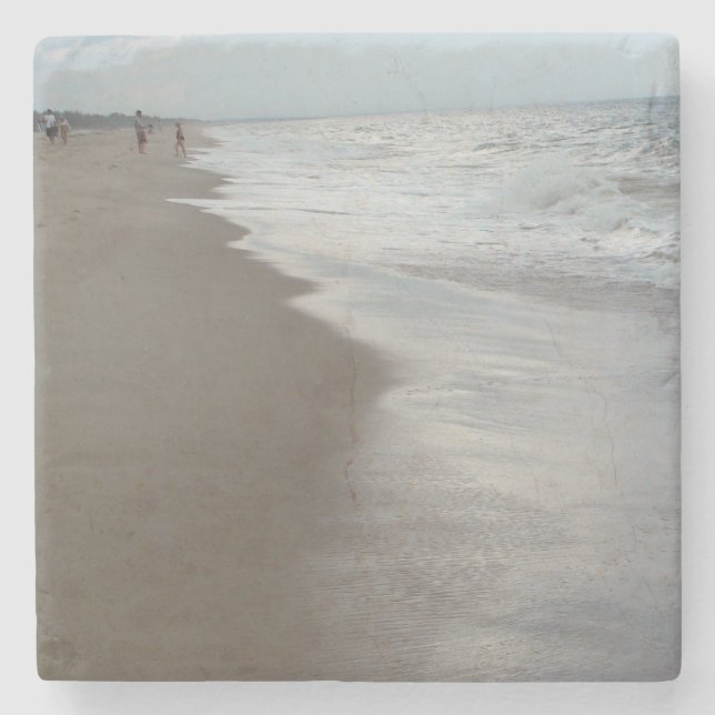 Vackra vågor marmorunderlägg underlägg sten (Framsidan)