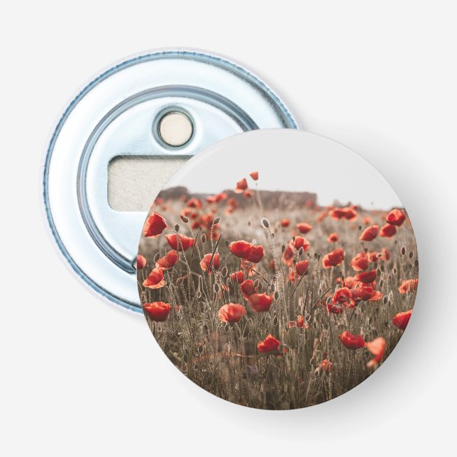 vackra vallmo flasköppnare (Framsidan)