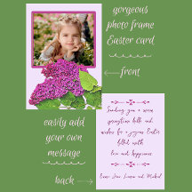 Vackra vår syrenar Foto Glad Påsk