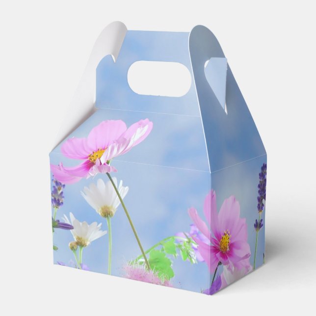 Vackra vårens vilda blommor presentaskar (Framsidan Sidan)