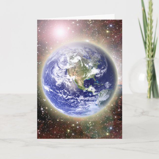 Vackra världskort helgkort (Framsida)