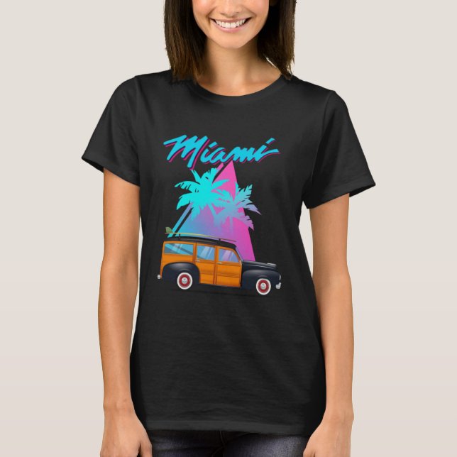 Vackra vedartade surfor garanterar Underbar för ma T Shirt (Framsida)