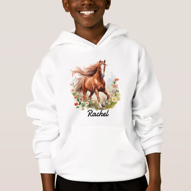 Vackra Vild Horses T Shirt (Framsida)