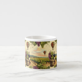 Vackra Vin Land Luftballong Espressomugg