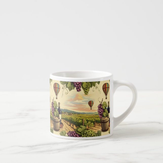 Vackra Vin Land Luftballong Espressomugg (Höger)