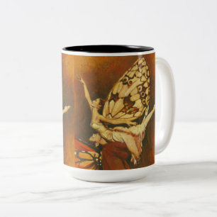 Vackra Vintagen Fairy Dancers Mugg