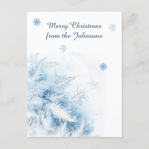Vackra vinter Frost jul Helg Vykort