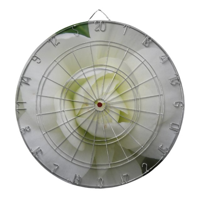 Vackra Vita Carnation Dart Board Darttavla (Framsidan)