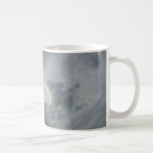 Vackra Vita Fluffiga Moln Kaffemug Kaffemugg