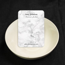 Vackra Vita marmoreringskort Visning