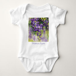 Vackra Wisteria Flowers i vattenfärg T Shirt