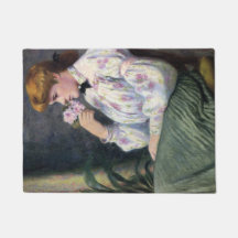 Vackra Woman Smelling Flowers' Scent (Reverie)