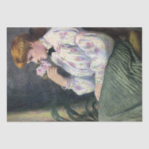 Vackra Woman Smelling Flowers' Scent (Reverie)