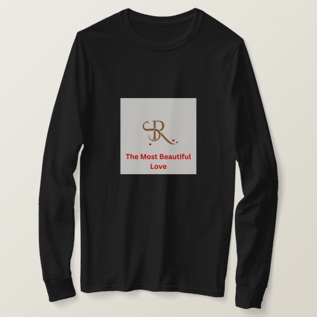Vackraste älskare t shirt (Design framsida)