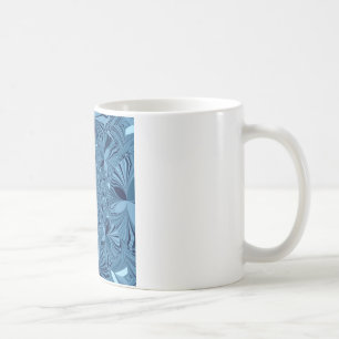 Vackrik, älskvärd, blå Kaleidoscope Art Kaffemugg