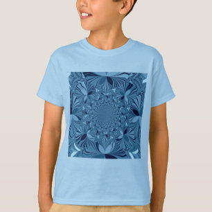 Vackrik, älskvärd, blå Kaleidoscope Art Tee
