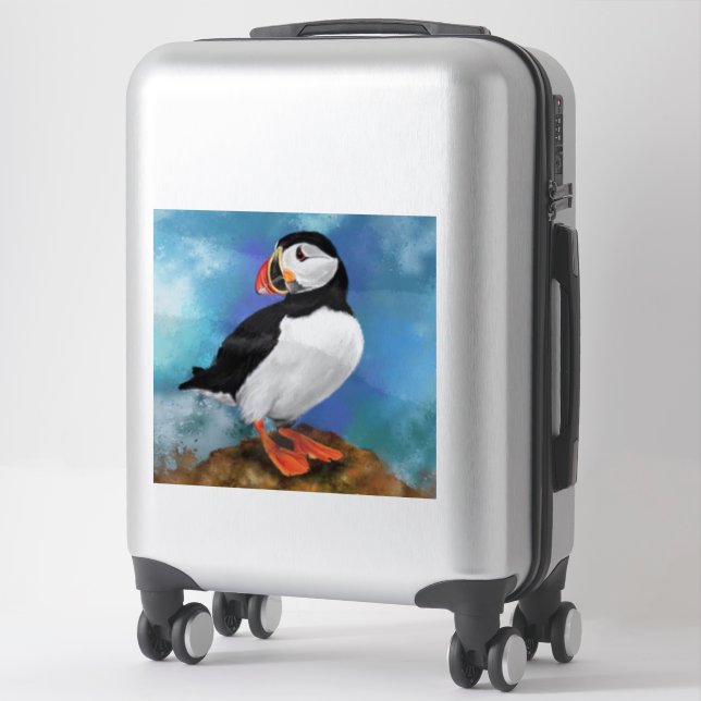 Vackrik Atlantic Puffin Bird Sticker Klistermärken (Resväska)