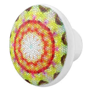 Vackrik Bright Mosaic Tile Sun Flower Knopp