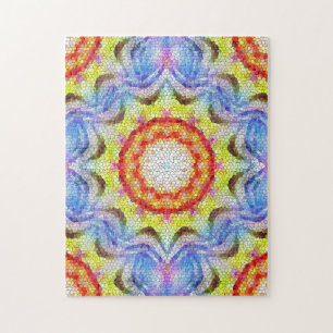 Vackrik Bright Mosaic Tile Sun Flower Pussel