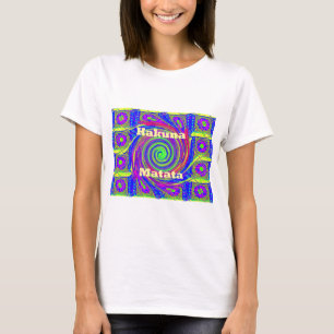 Vackrik, fantastisk färgstark vindsvektor Geometri T-shirt