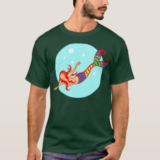 Vackrik färglös SJÖJUNGFRU T Shirt