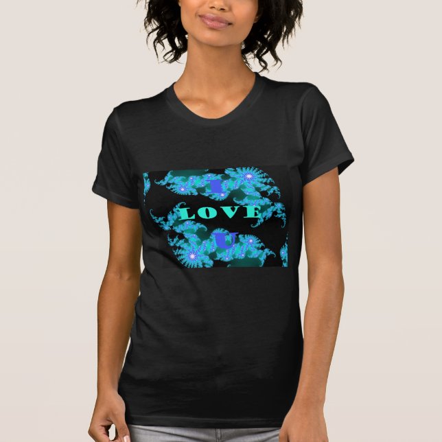 Vackrik färglös vektorgrakonst av kärleksuniversum t-shirt (Framsida)