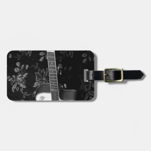 Vackrik, guitar African Grayscale Motif Ar Bagagebricka