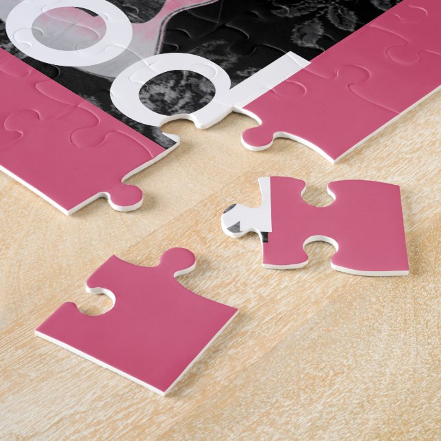 Vackrik, guitar African Grayscale Motif Ar Pussel (Sidan)