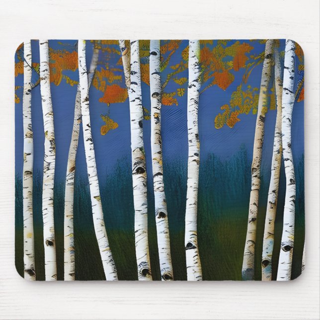 Vackrik höst Birch Musmatta (Framsidan)