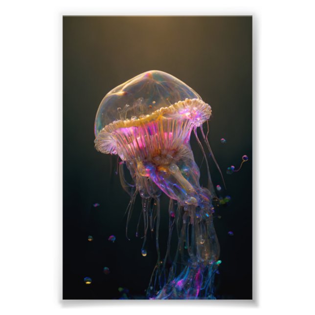 Vackrik Jellyfish Fototryck (Framsidan)