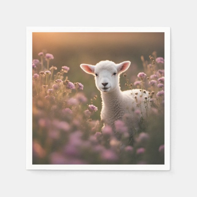 Vackrik Lamb Pappersservett (Framsidan)