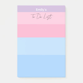 Vackrik Pastel Rosa & Blue Post-it Block