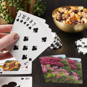 Vackrik Rosa Rhododendron Blooms Blommigt Casinokort