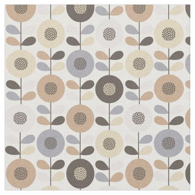 Vackrik, söt blommigt, sömlös mönster tyg (Närbild)