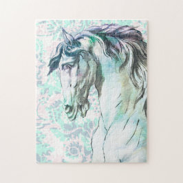 Vackrik Starong Artsy Stil Horse Art Puzzle Pussel