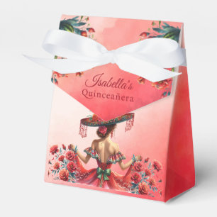 Vackrött mexikanskt Stil Quinceañera Presentaskar