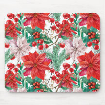 Vackrött och vitt jultomte