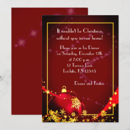 Vacksam inbjudan till julfest