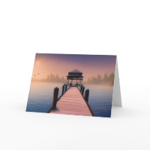 Vacksam vy från solnedgången i dockan