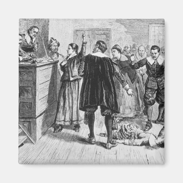 Vackvagnar i byn Salem Magnet (Framsidan)