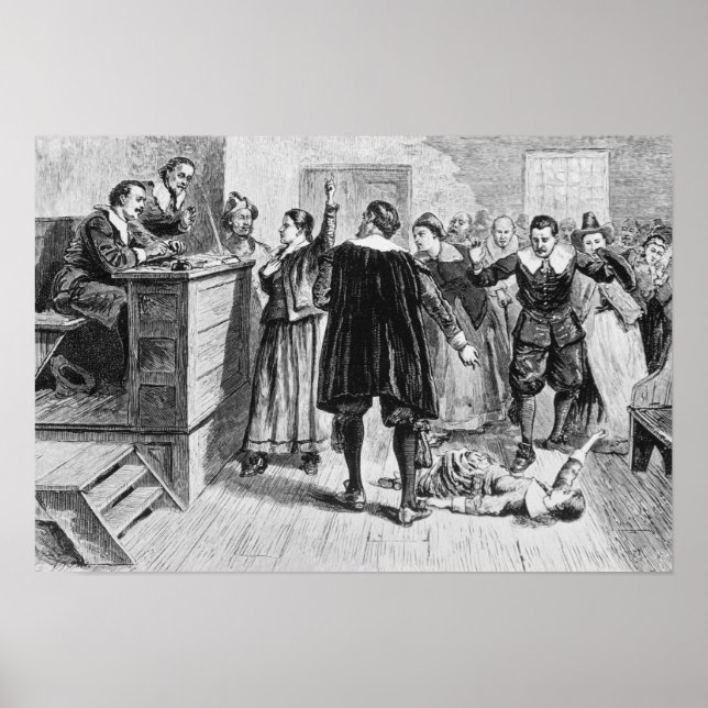 Vackvagnar i byn Salem Poster (Framsidan)