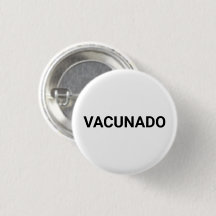 Vacunado broche prendedor svartvitt 