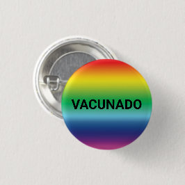 Vacunado Rainbow pride Spanska vaccinerade Knapp